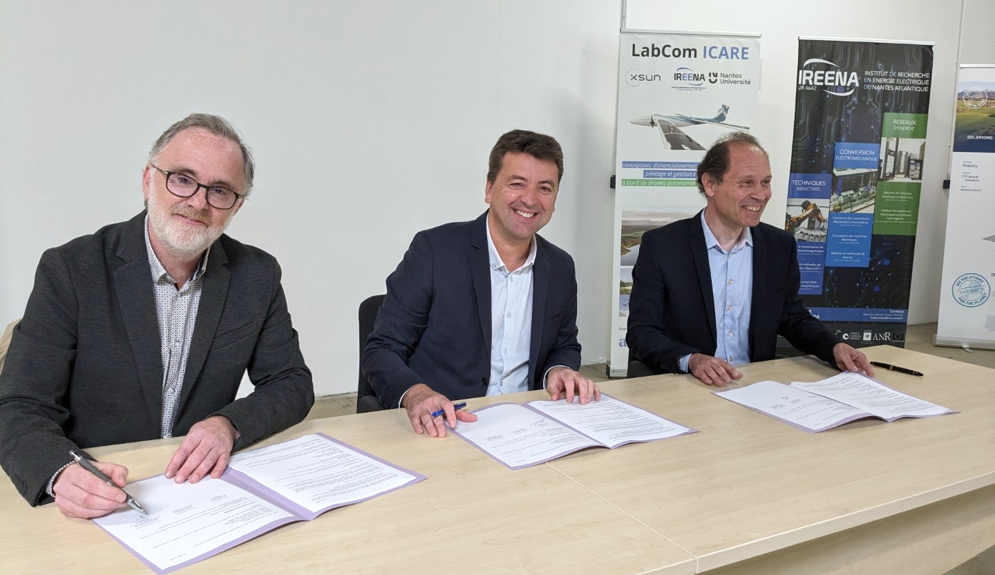 XSun et le laboratoire IREENA inaugurent le LabCom ICARE pour les drones solaires autonomes